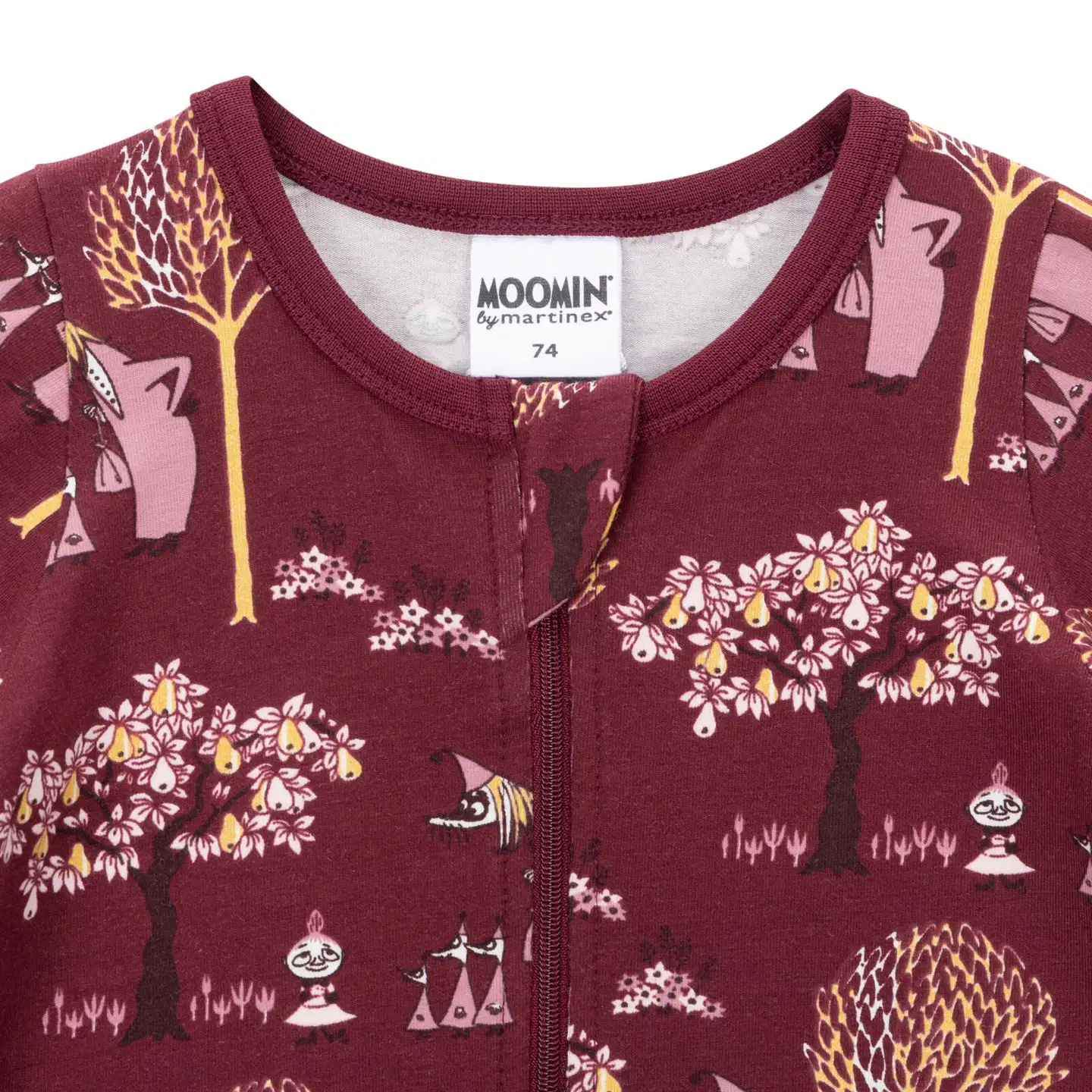 Muumi vauvojen pyjama Vilijonkka 593267 - burgundi - 4