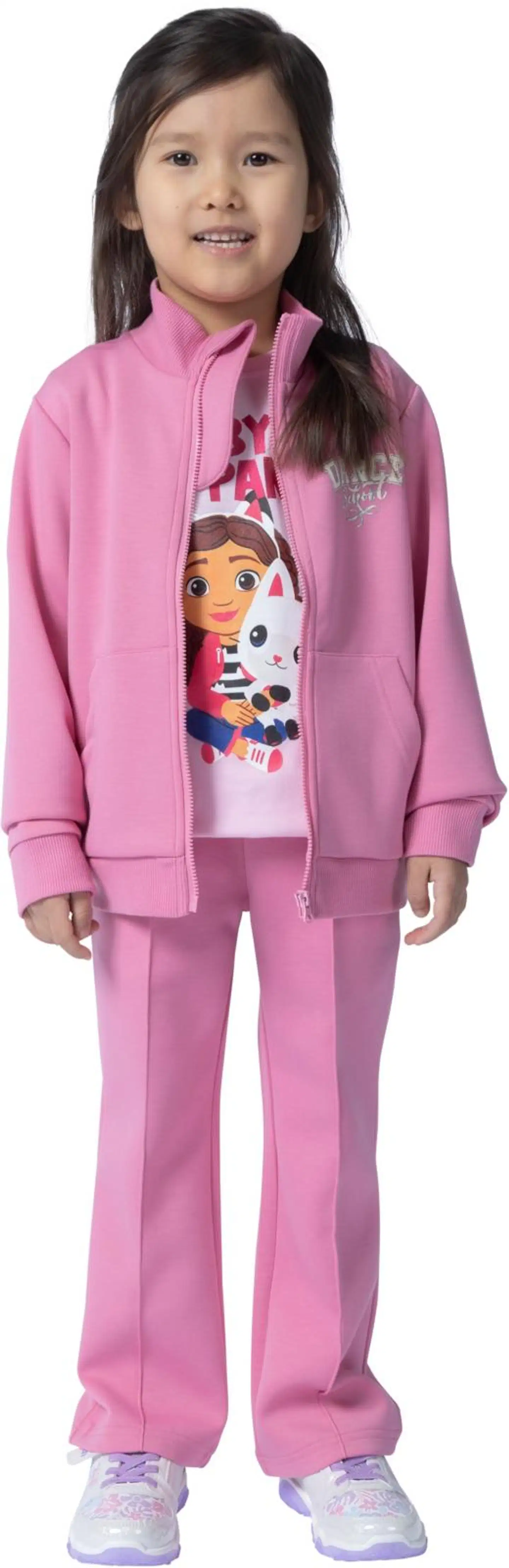 Ciraf lasten scuba leveät housut 25tc261105 - 16-2215tcx cashmere rose - 4