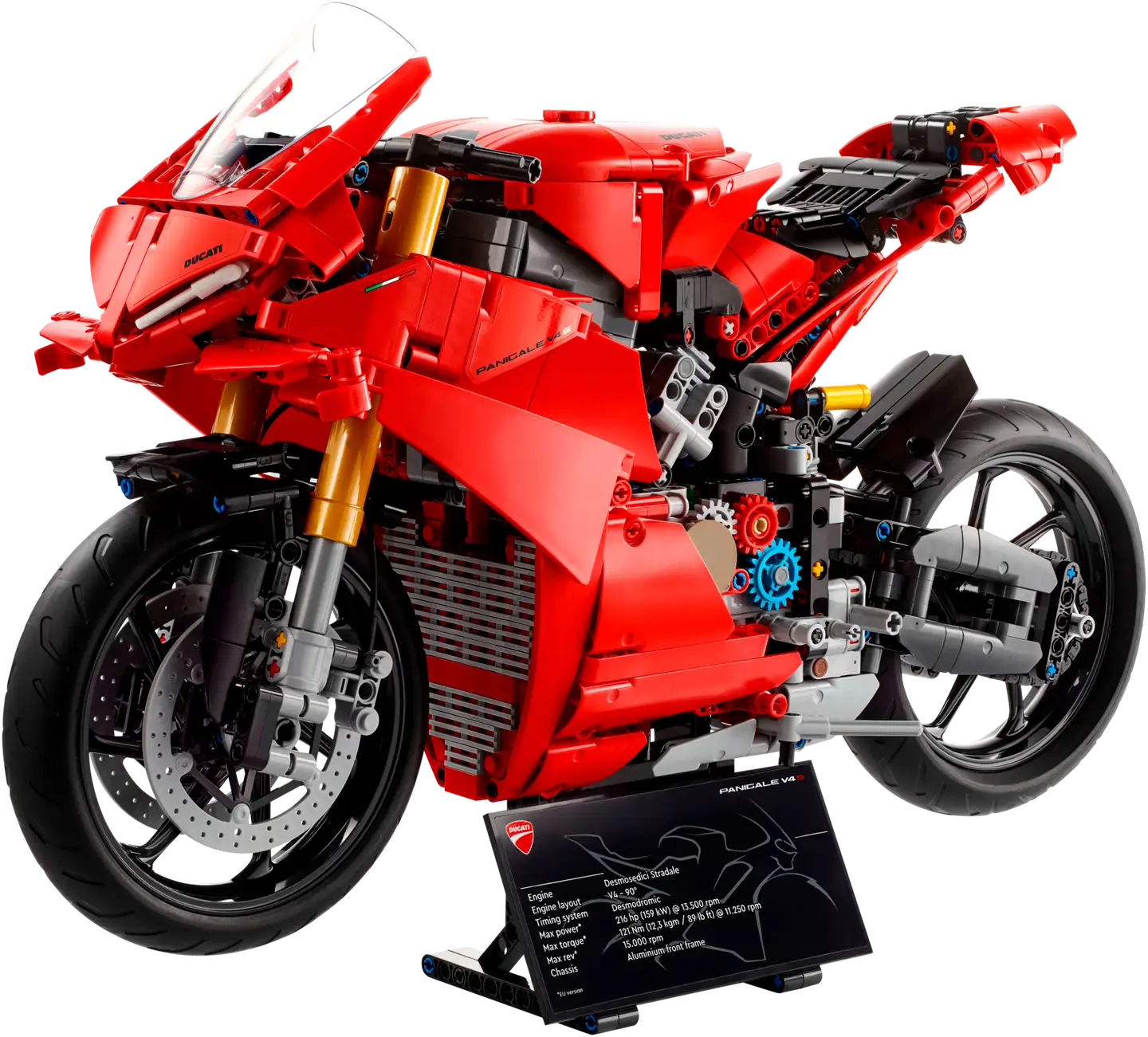 LEGO® Technic Ducati Panigale V4 R moottoripyörä pienoismalli 42202 - 4