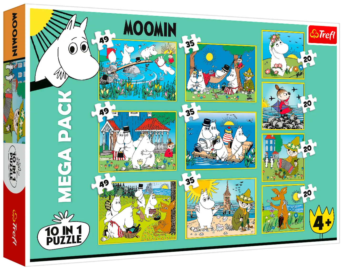 Trefl Palapeli 10in1 Moomin