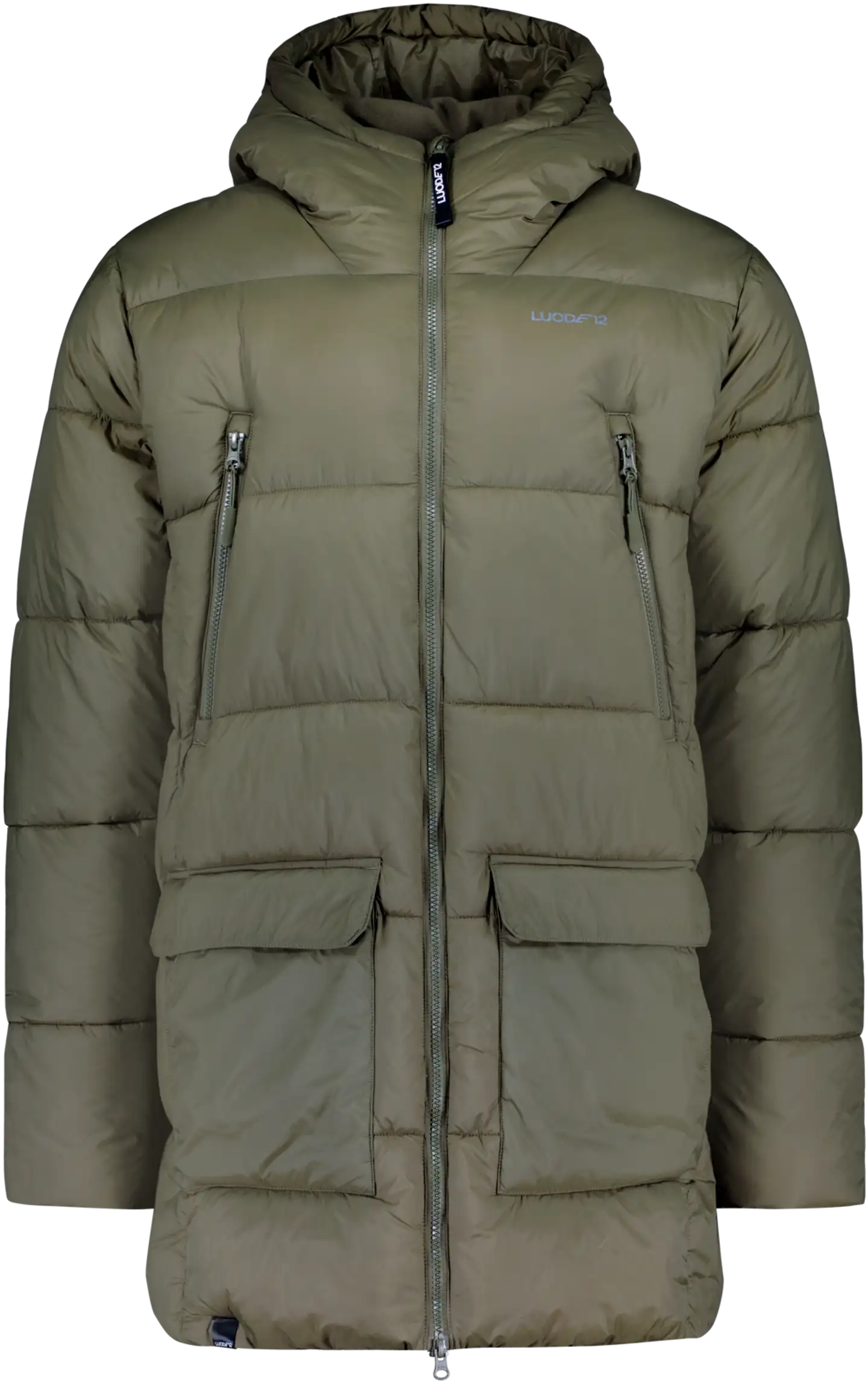 Luode12 miesten talviparkatakki 204L382587 - Olive Night - 1