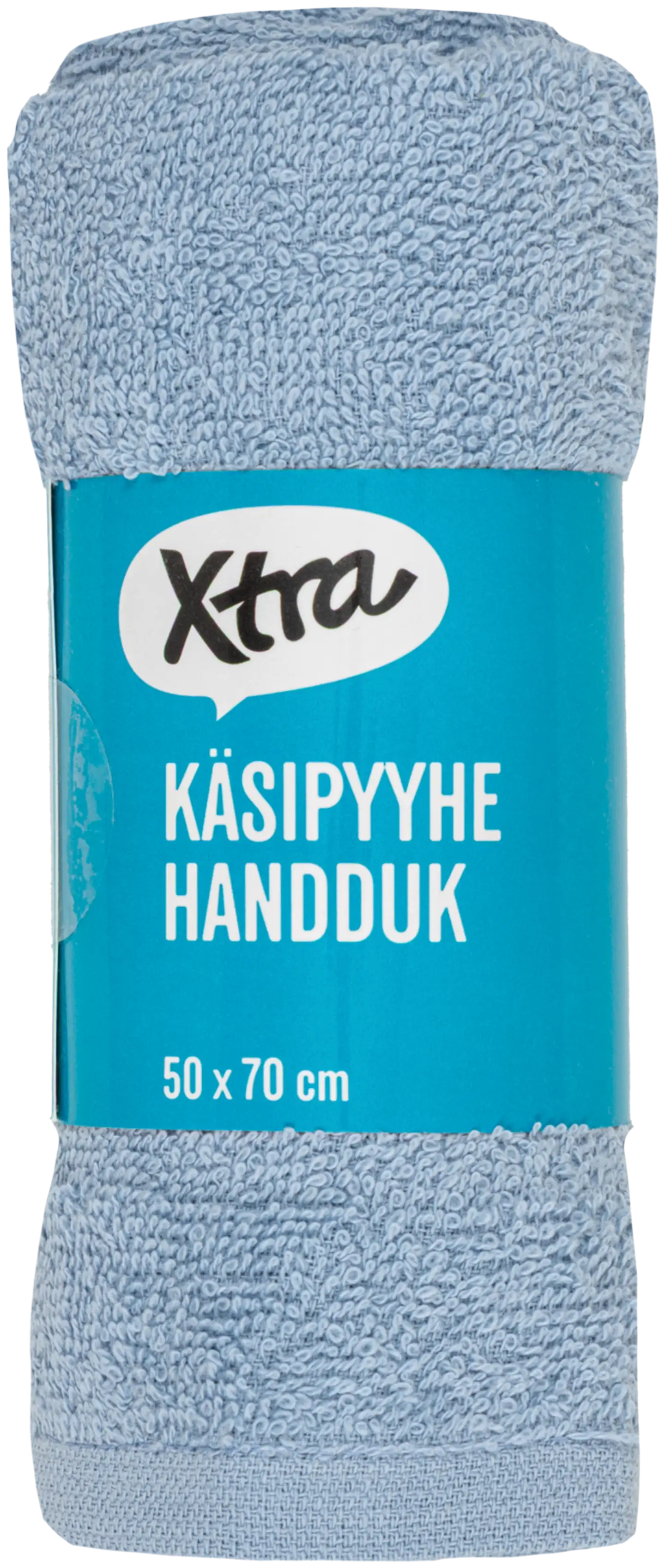 Xtra käsipyyhe Anna 50x70 cm vaaleansininen