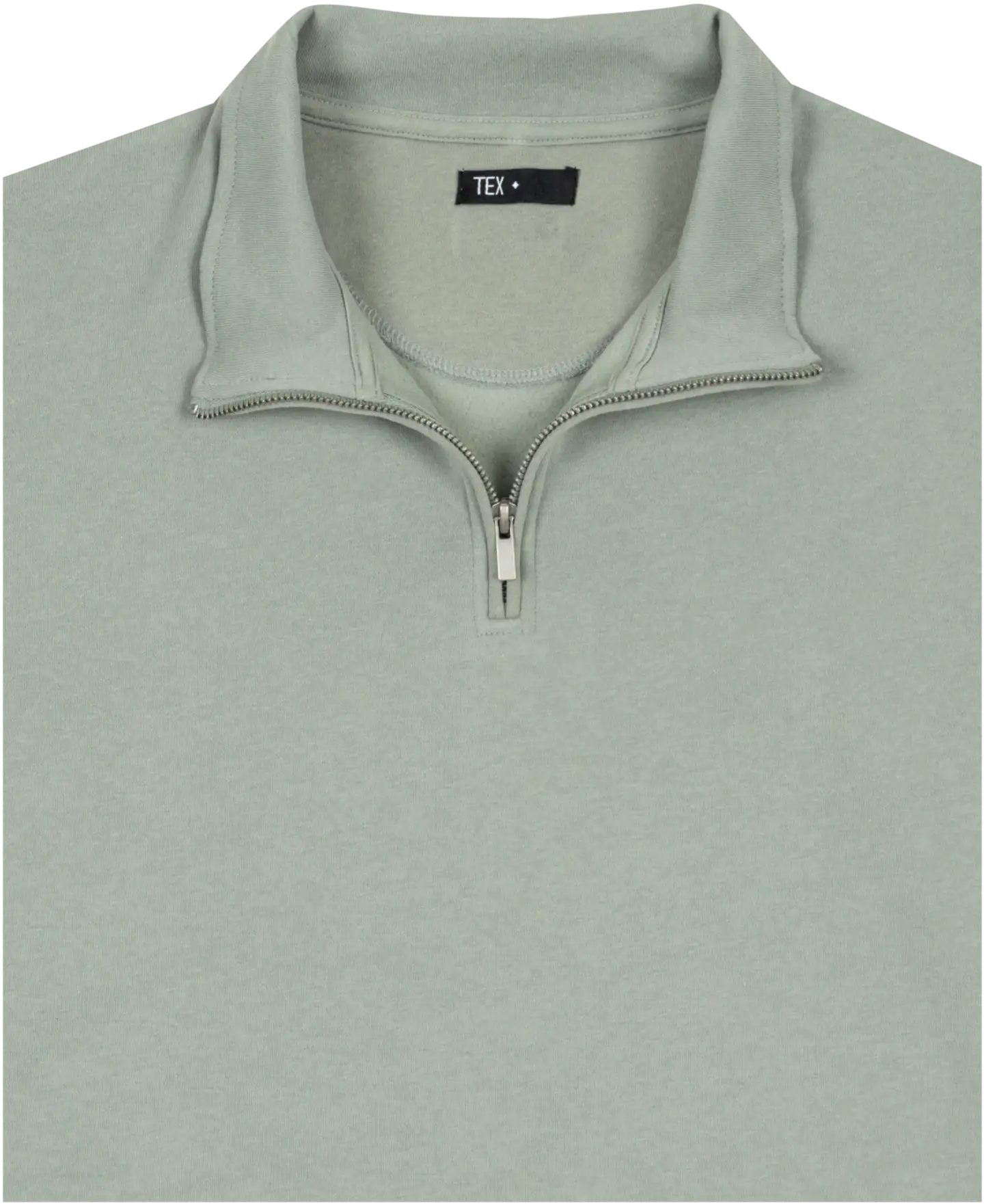 TEX miesten collegepaita Half zip I978941 - Khaki light - 2