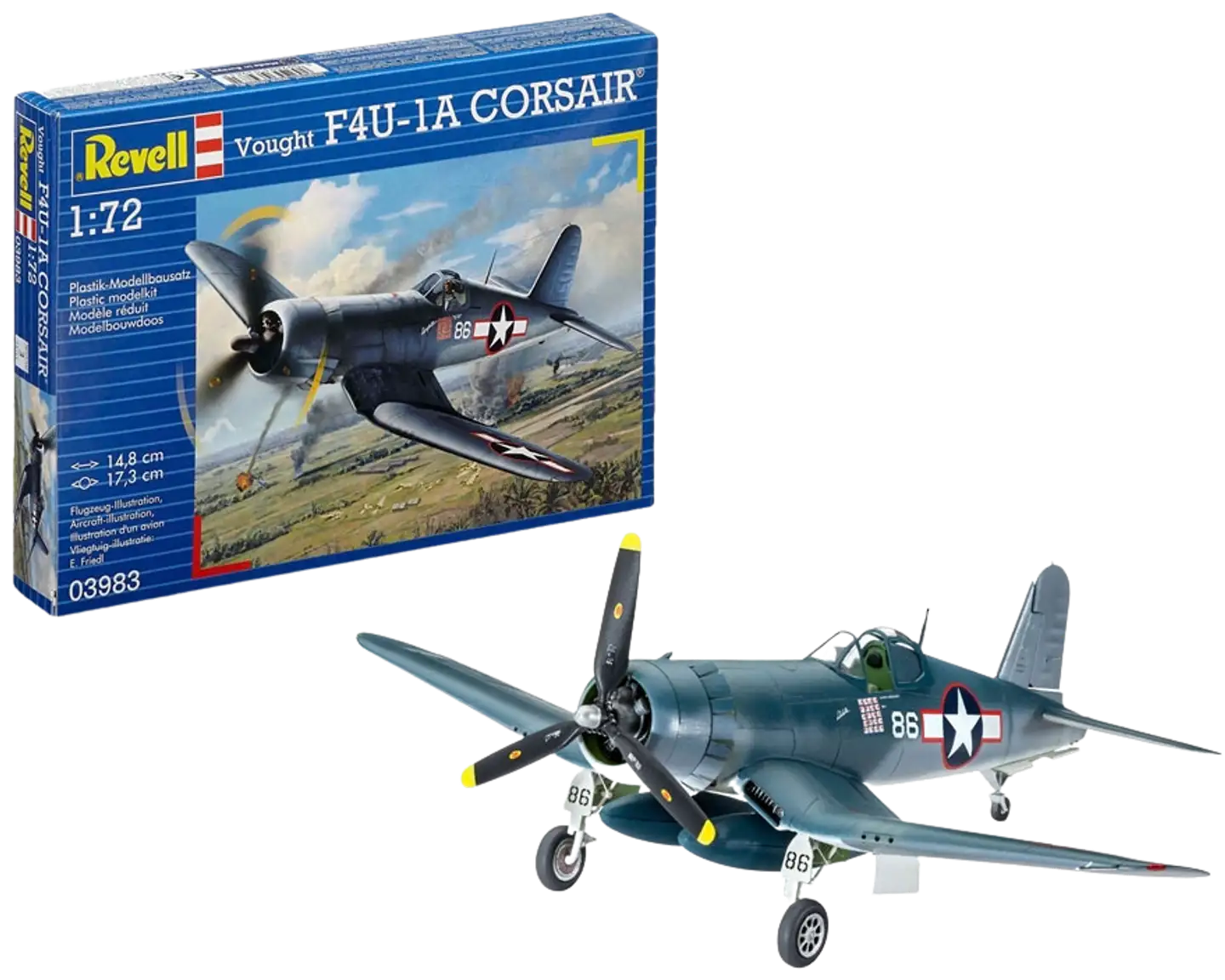 Revell potkurikoneet 1:72 rakennussarja lajitelma - 10