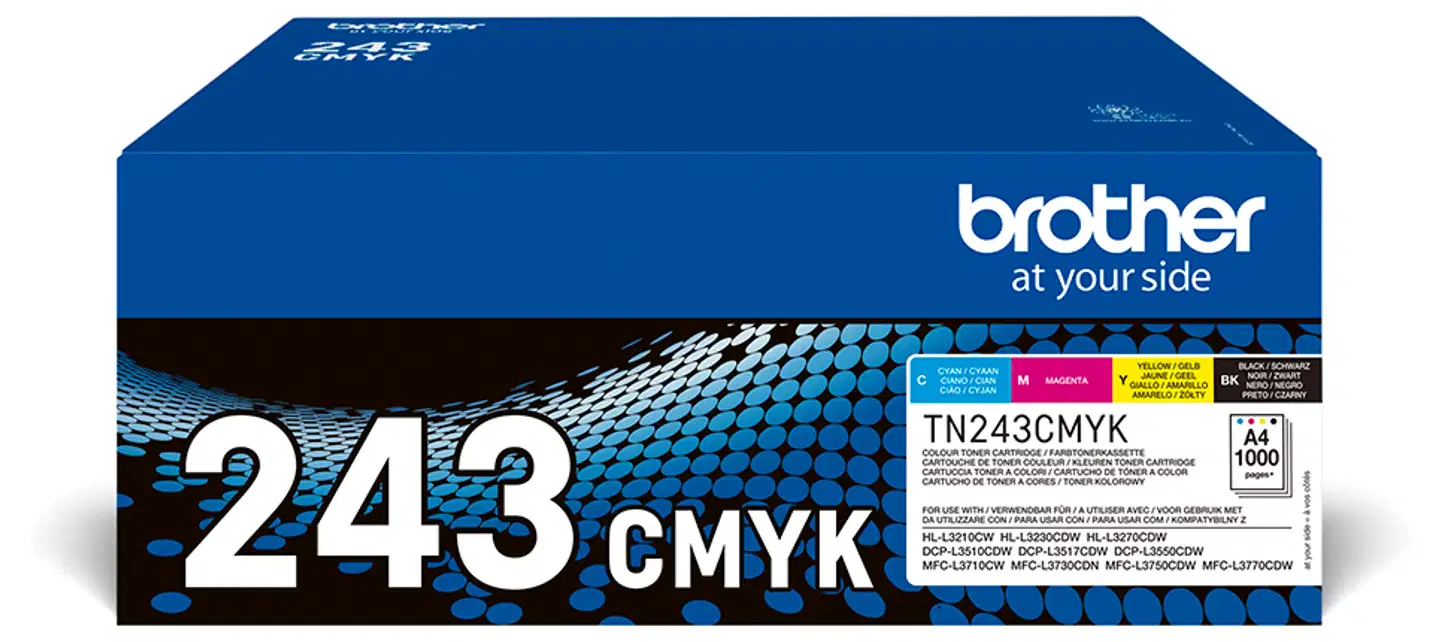 Brother laservärikasetti 4-väripakkaus - 1