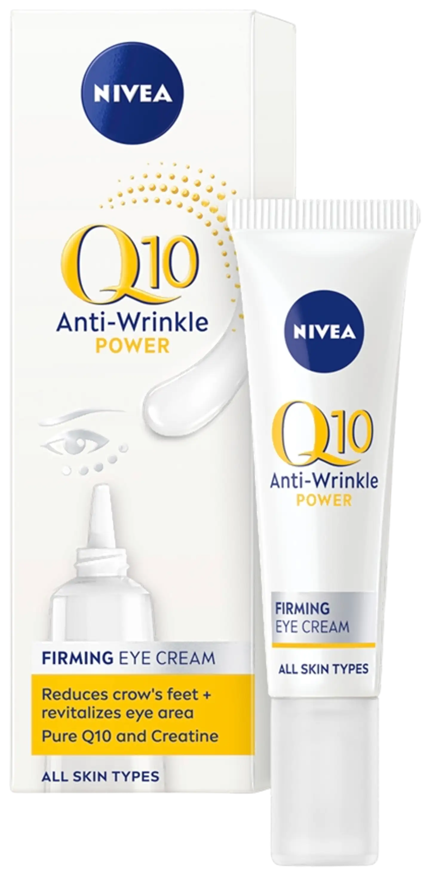 NIVEA 15ml Q10 Power Anti-Wrinkle Firming Eye Cream -silmänympärysvoide - 3