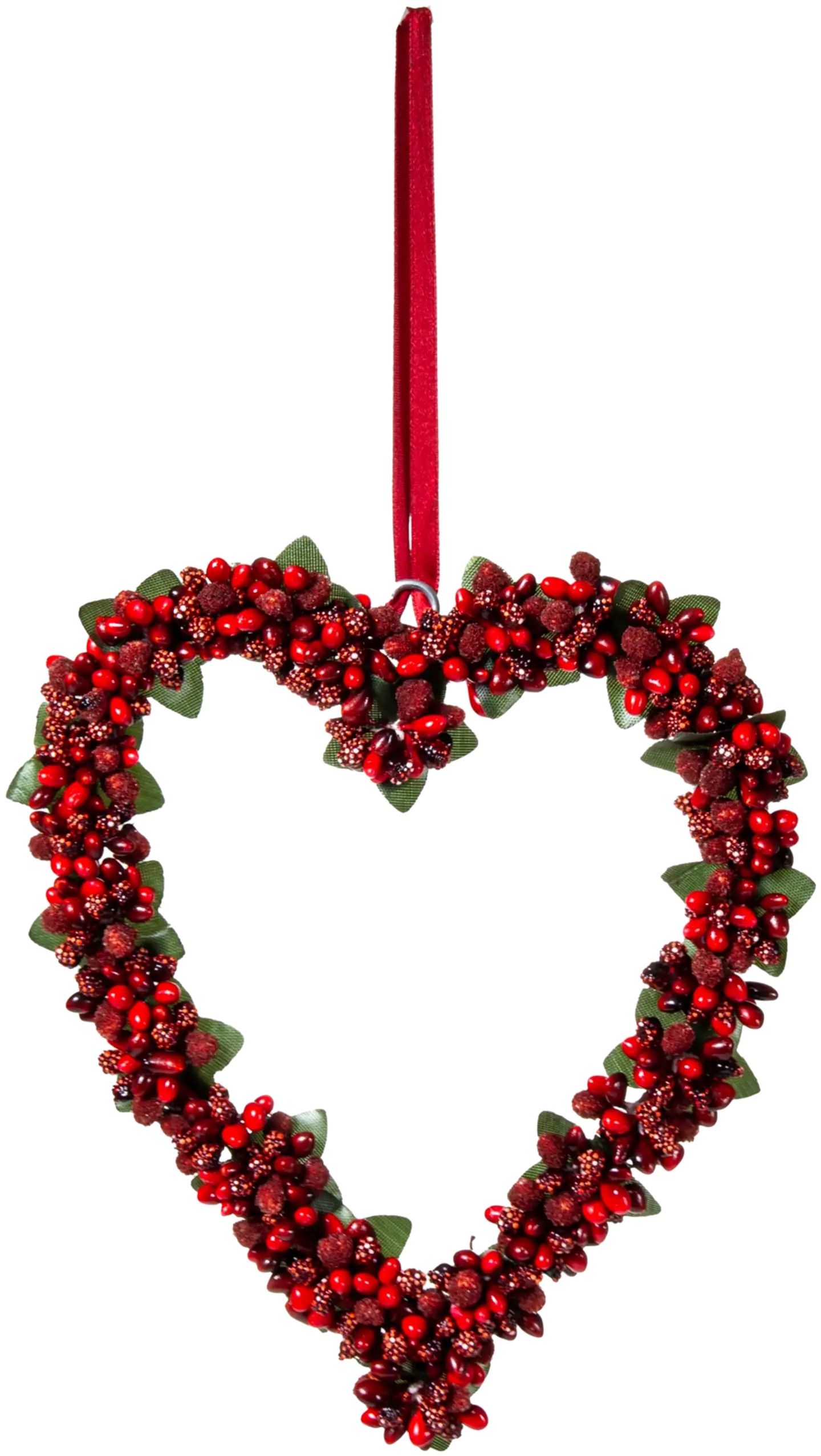 AmandaB kranssi Sydän marja 20 x 17 cm