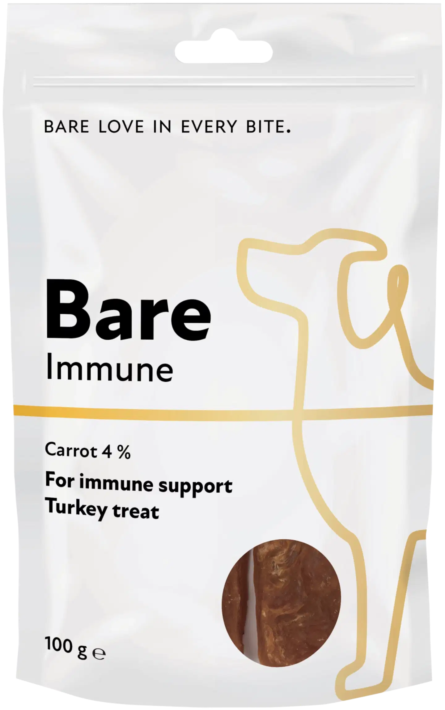 Bare Immune Kalkkuna makupala 100 g