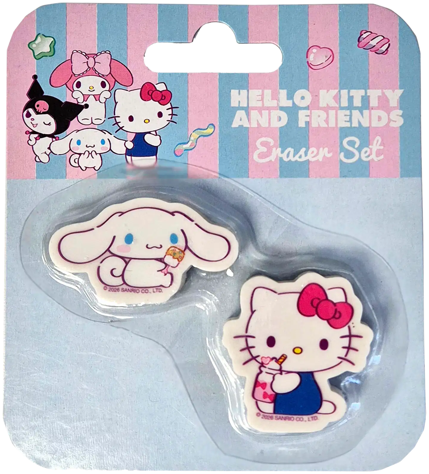 Hello Kitty&Friends Sweet pyyhekumit 2kpl/pkt