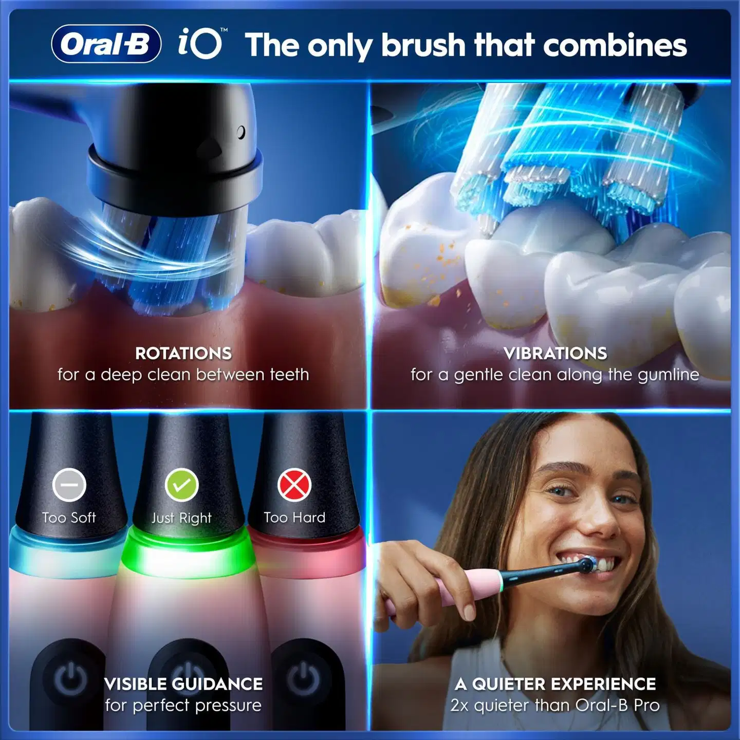 Oral-B iO5 Blush Pink sähköhammasharja +Travel Case+Refill Holder - 10
