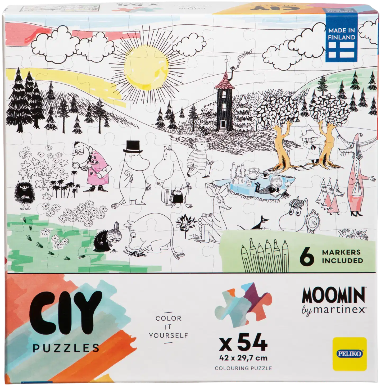 Peliko Muumi palapeli CIY 54 palaa tussit - 3