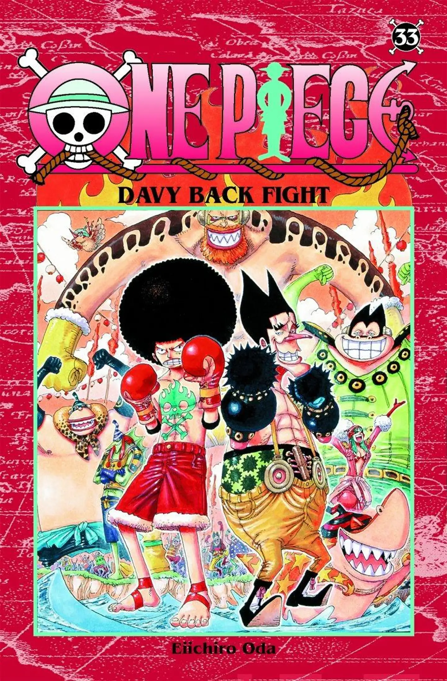 Oda, One piece 33 - Davy Back Fight