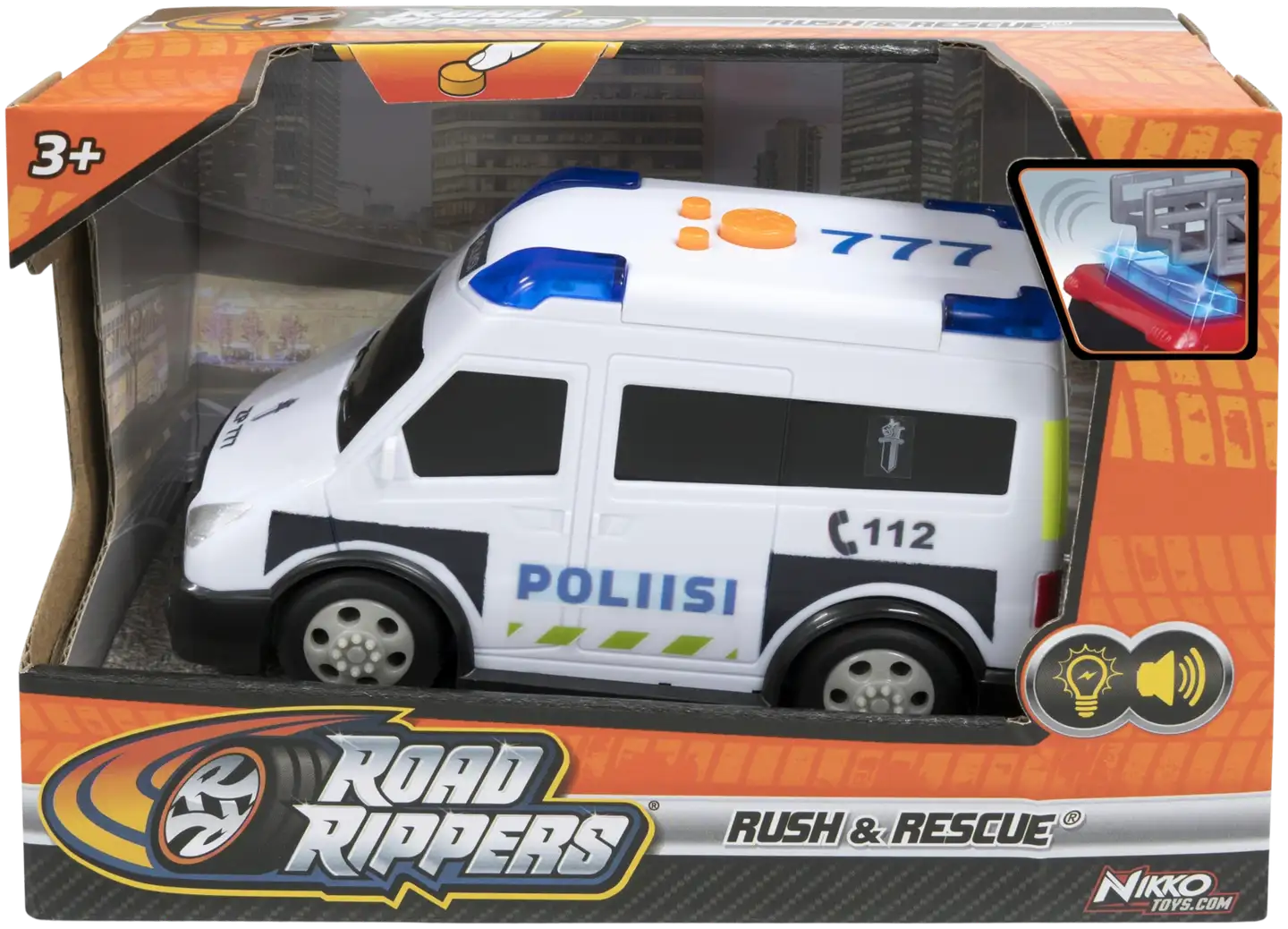 Hälytysajoneuvo Poliisi 13 cm - 2