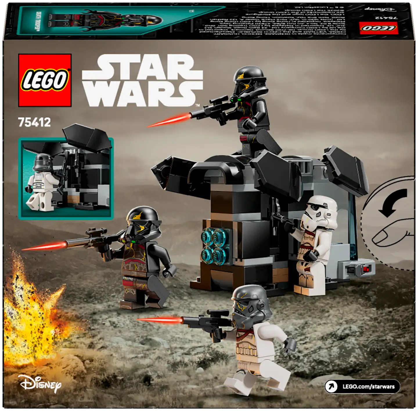 LEGO® Star Wars TM 75412 Kuolonsotilaan ja yön iskusotilaan taistelupakkaus - 3