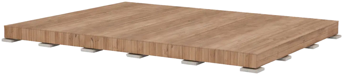 PatioN°rd Aava valmisterassi 2x5 kestopuu - 1