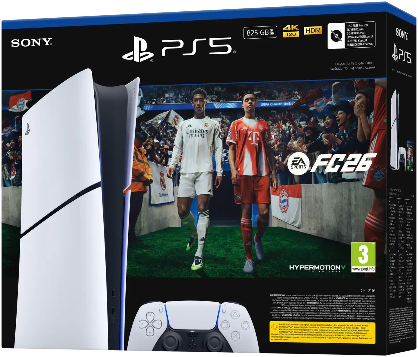 PlayStation 5 pelikonsoli Digital EA FC 26 paketti - 2