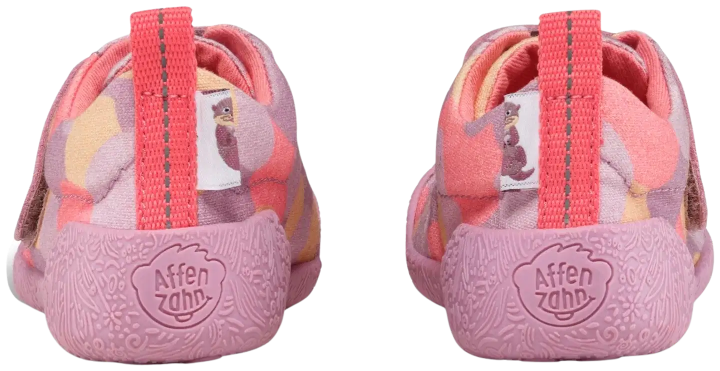 Affenzahn pienten lasten paljasjalkakenkä Prewalker Cotton Smally - rose - 6