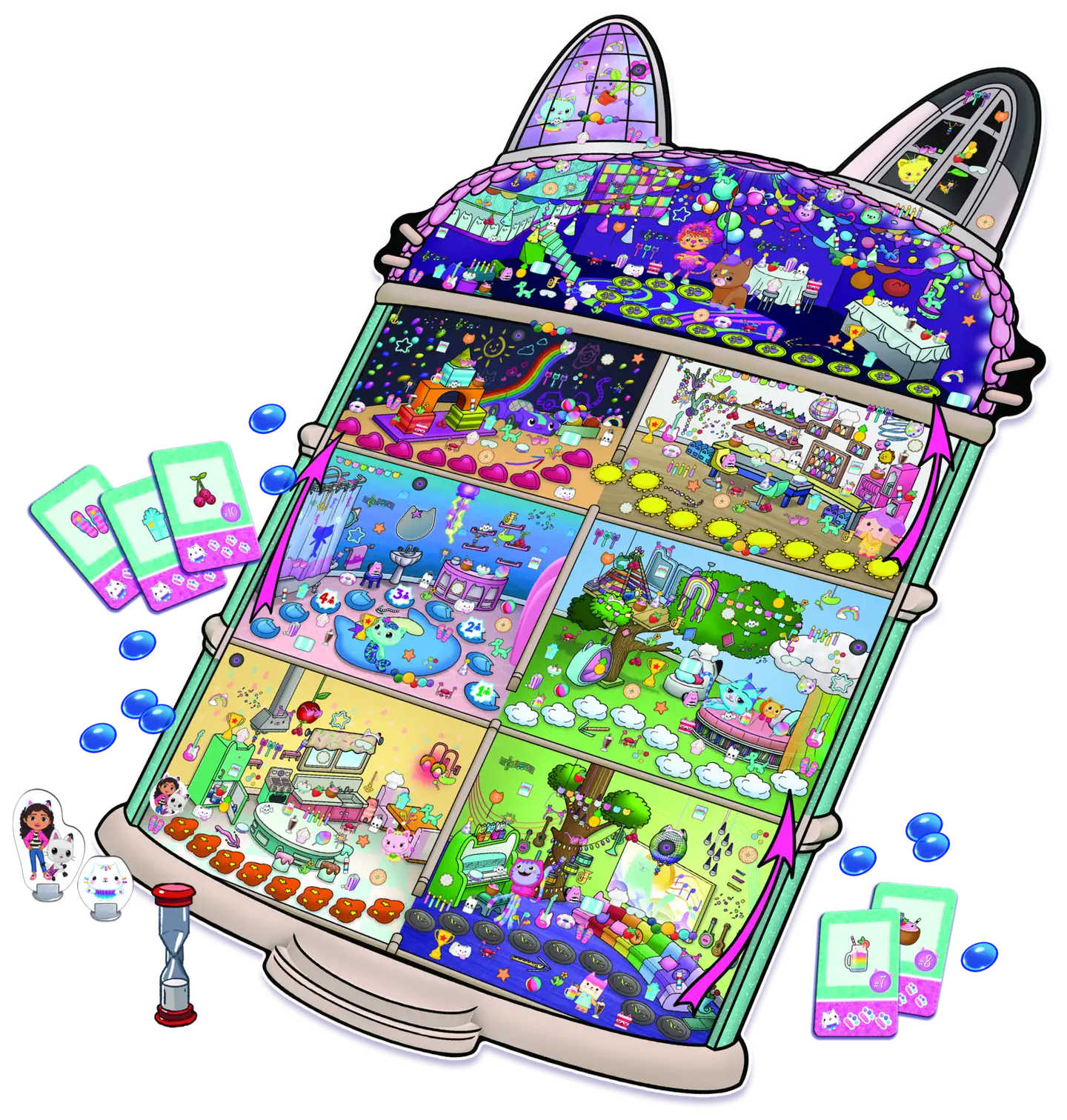 Trefl Lautapeli Spy Guy Gabby´s dollhouse - 2