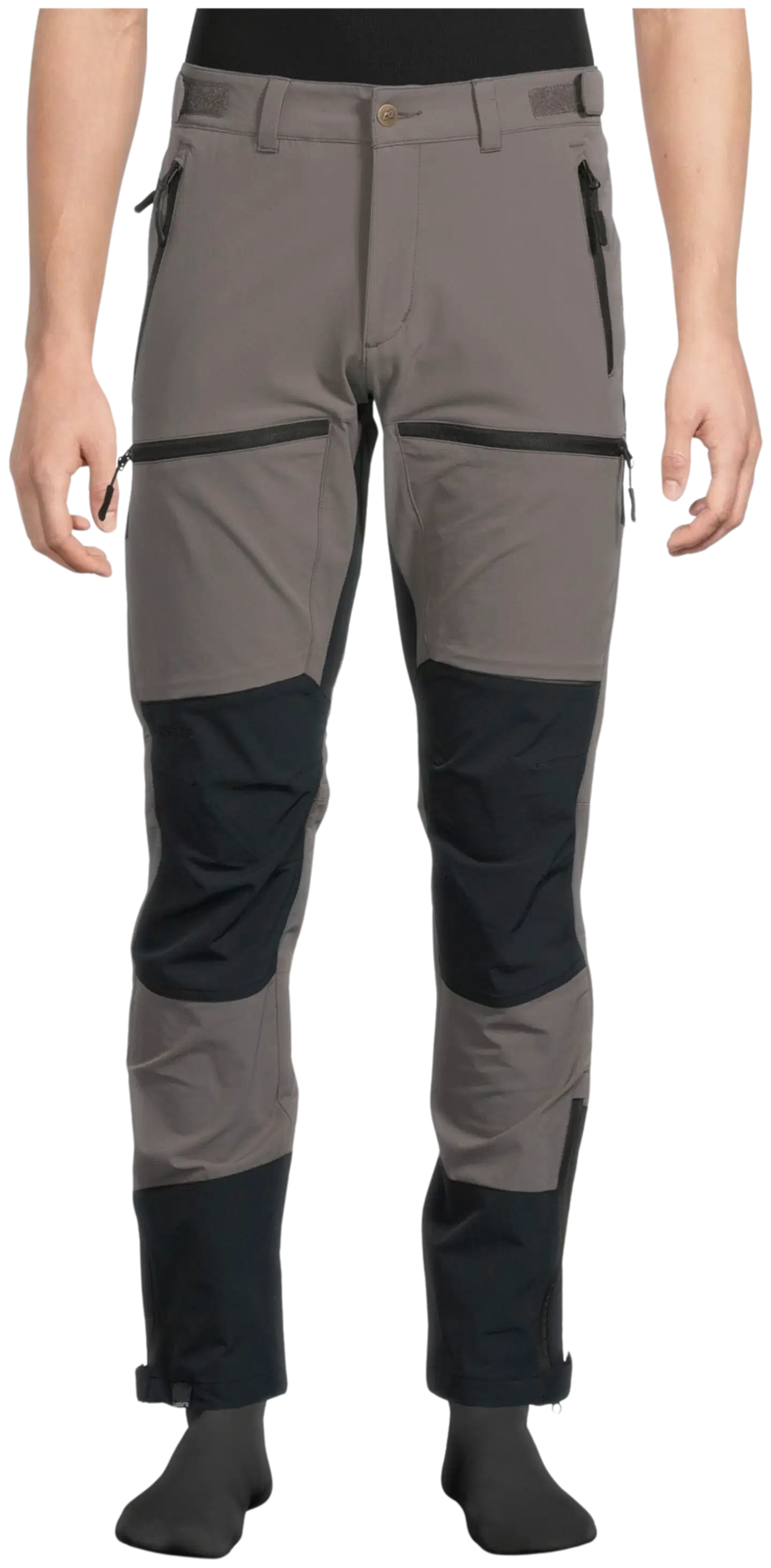 Luode12 miesten retkeily- ja ulkoiluhousut 204L112653 - dark dull gray - 1