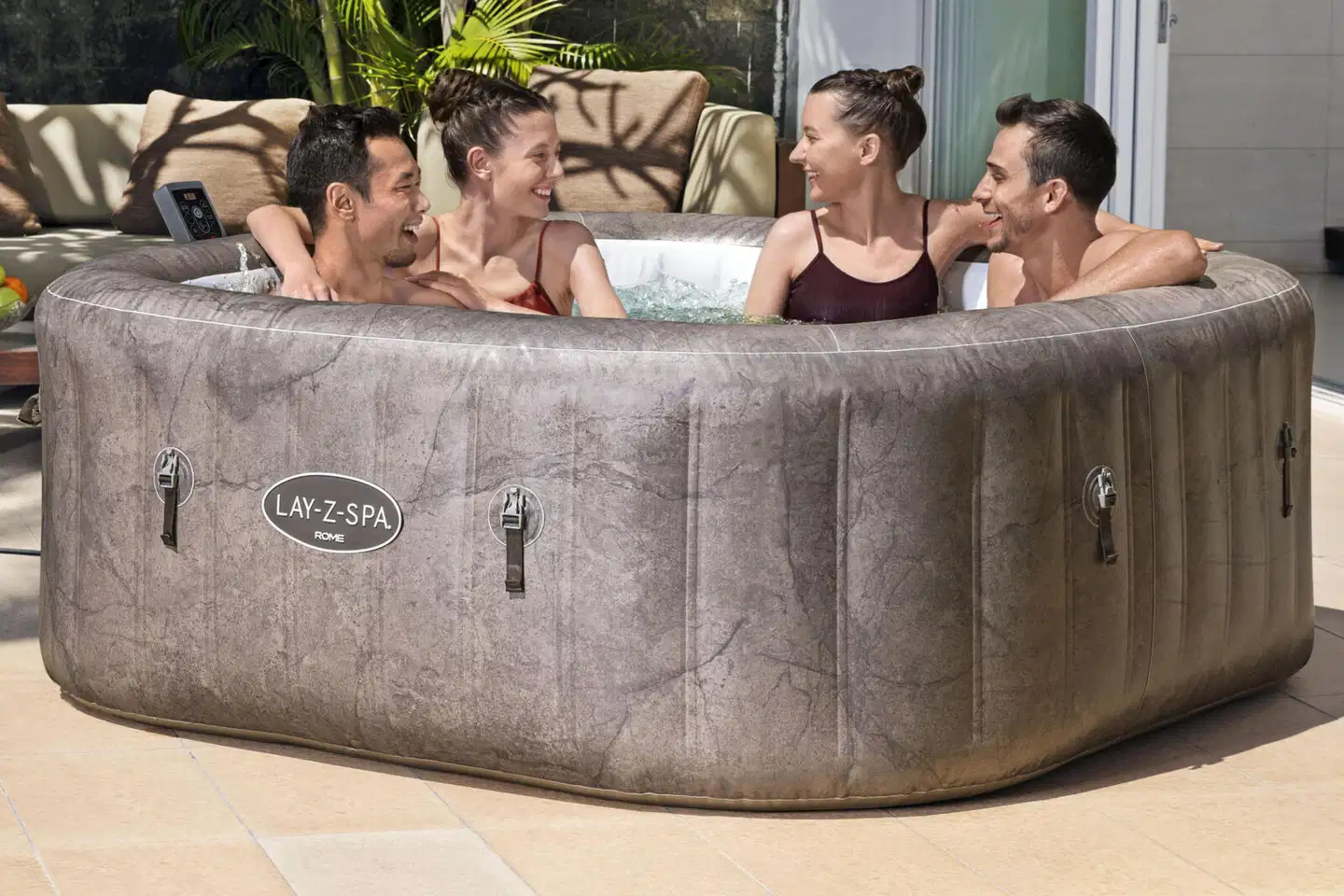 Lay-Z-Spa Rome Ultrafit Smart Airjet 180X180X71 Cm - 7
