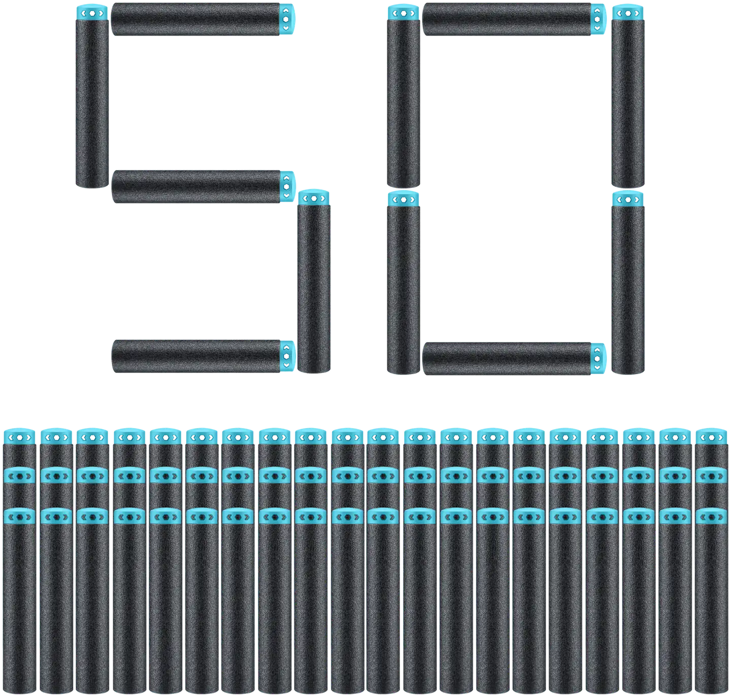 X-Shot Excel 50 kpl vaahtomuoviammukset - 2