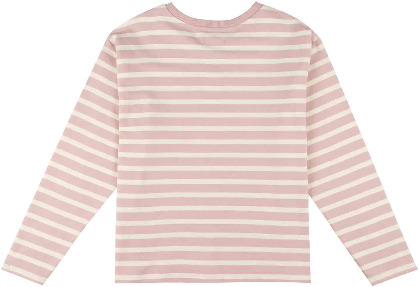TEX naisten raidallinen terrypaita I993077 - pink light - 2