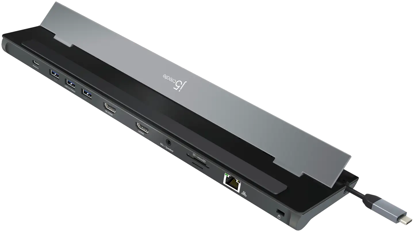 j5create USB-C 2 näytön telakka - 6