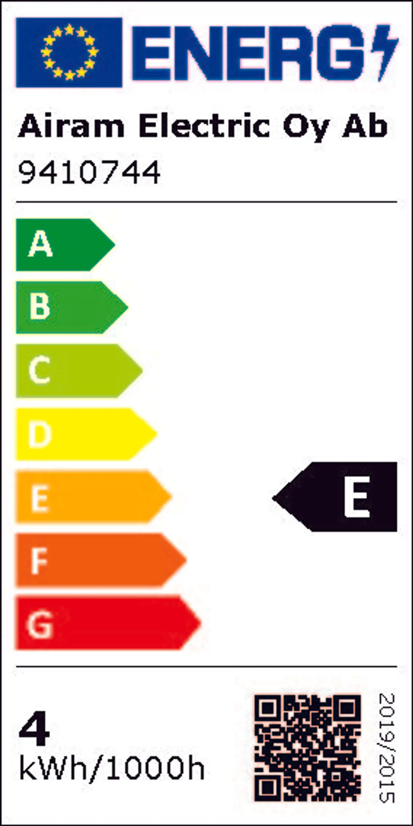 Airam LED Koriste 3,8W 470lm 4000K E27 kirkas - 3