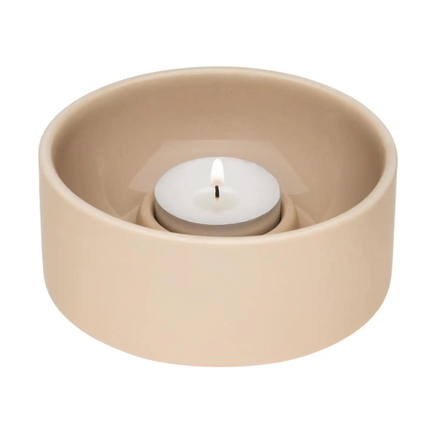 Arabia kynttilälyhty Kirnu 11x5 cm beige - 2