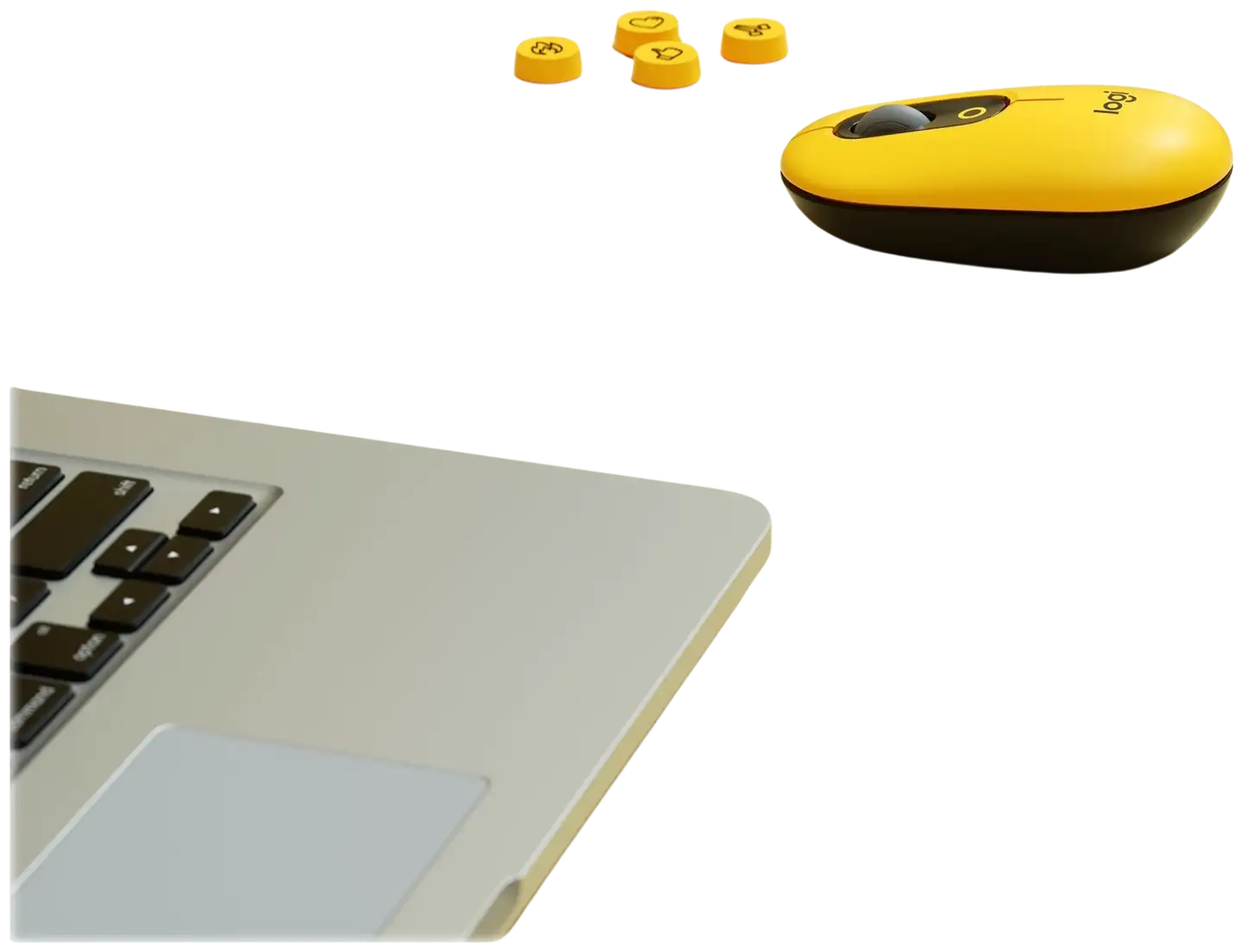 Logitech langaton hiiri POP Mouse with Emoji Blast Yellow - 8