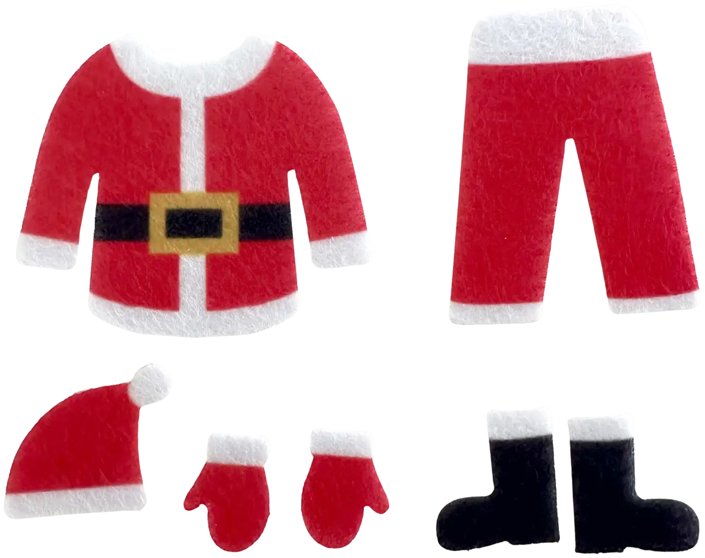 J.K. Primeco huopavaatteet Joulupukki 5kpl - 2