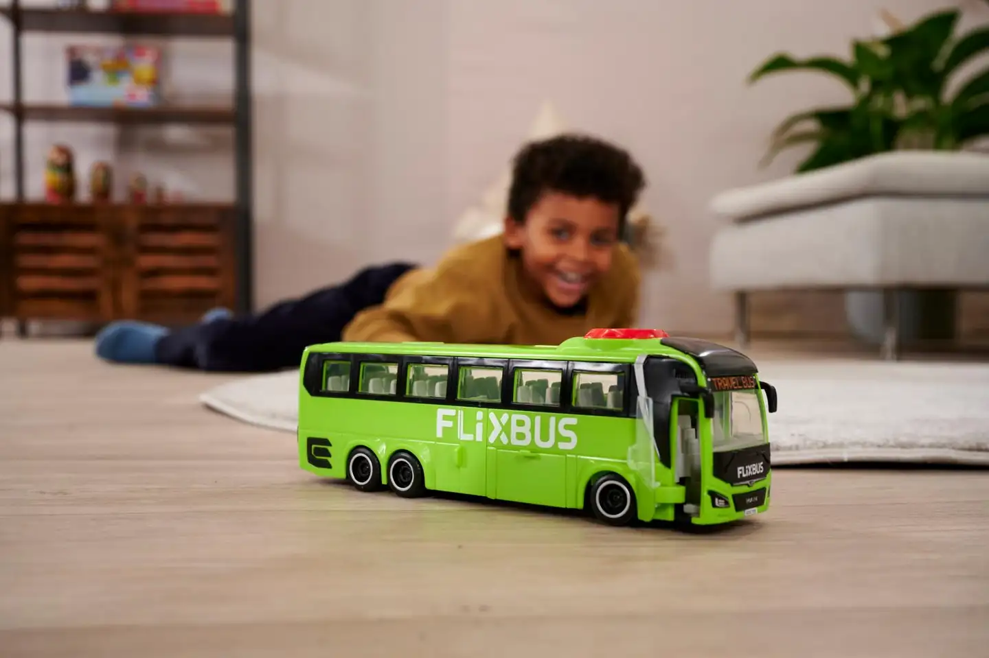 Dickie Toys MAN Lion's Coach Flixbus, linja-auto, 26,5 cm - 7