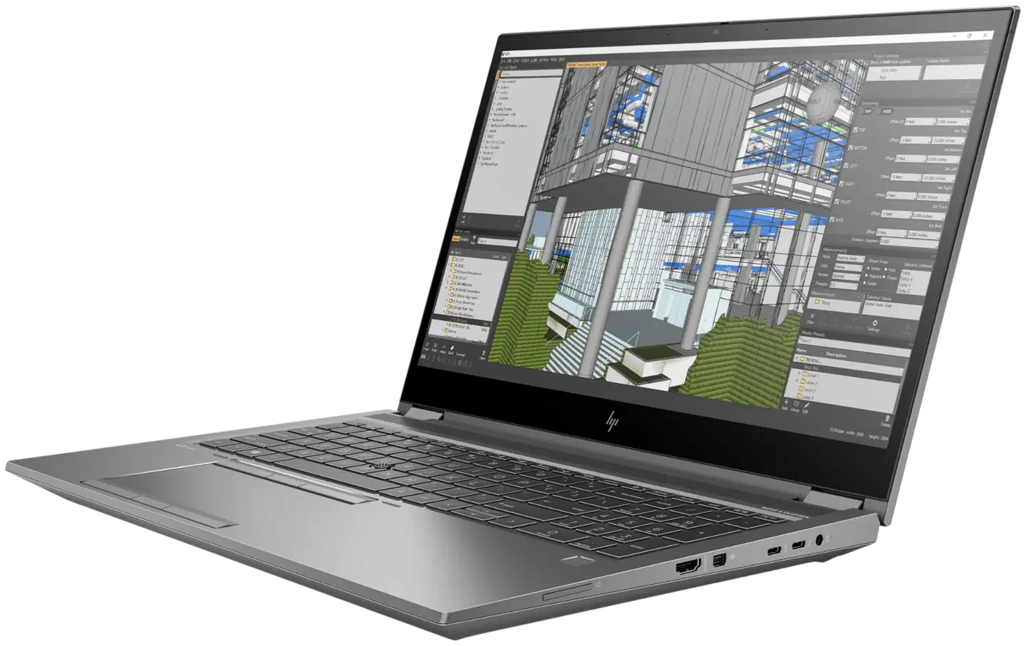 Nuvoo tehdashuollettu kannettava tietokone HP ZBook Fury 15 G7 Intel Core i7-10850H 15" FHD 32GB 512GB SSD T2000 W11P - 2