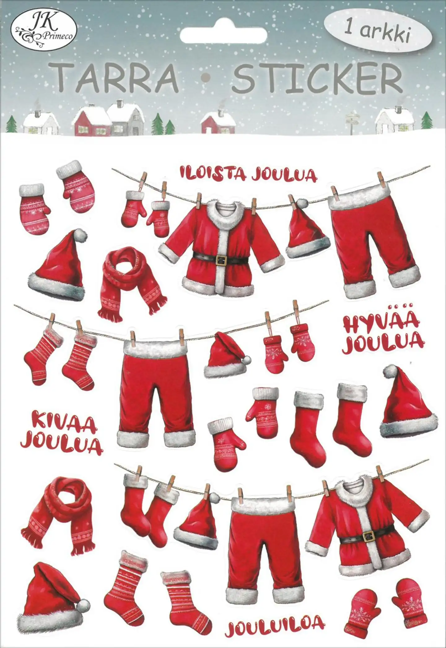 J.K. Primeco tarra-arkki Jouluasut