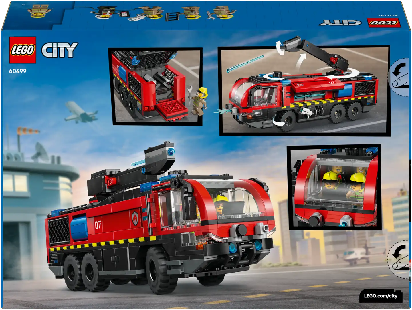 LEGO® City Fire 60499 Lentokentän paloauto - 5