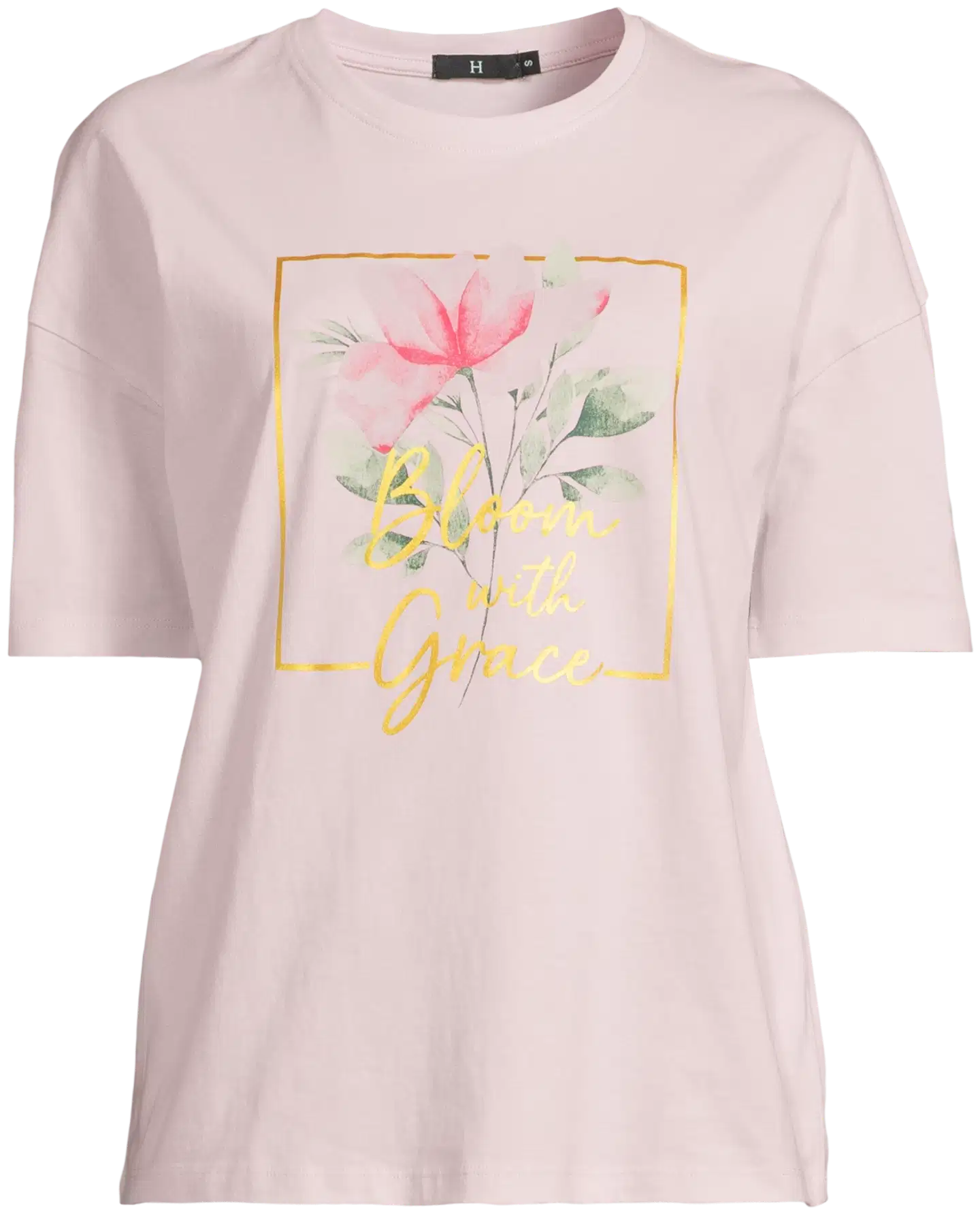 House naisten t-paita print 213H261405 - Pale lilac - 2