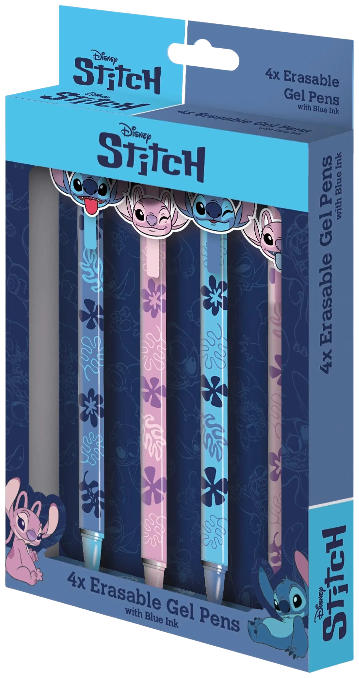 Lilo&Stitch pyyhittävät geelikynät 4kpl​