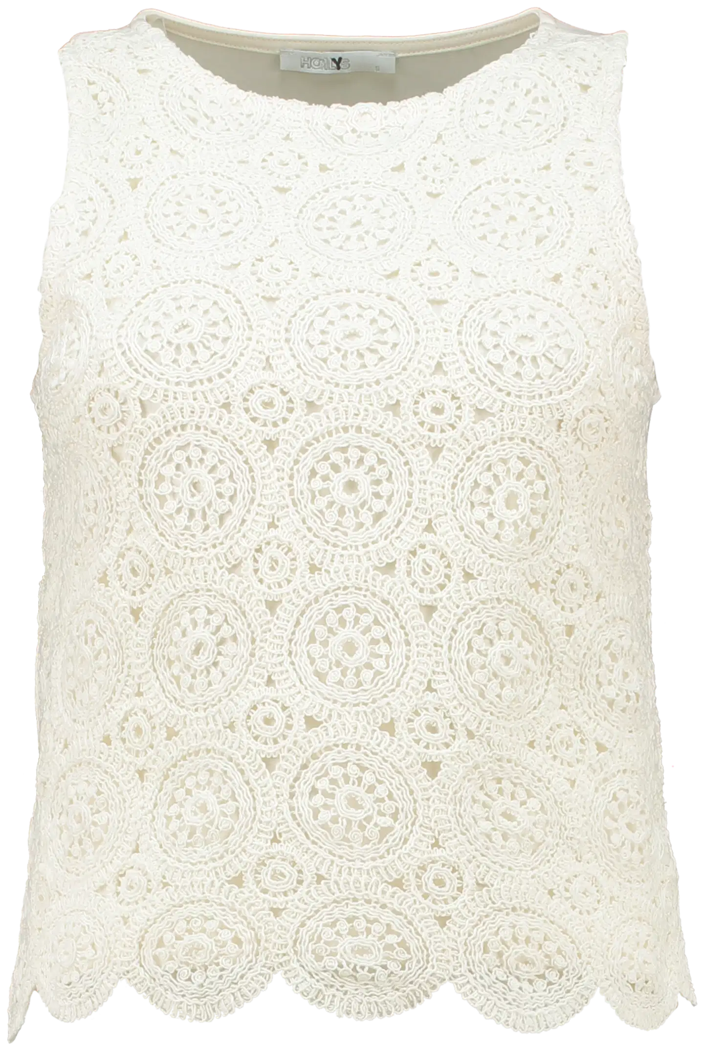 Hailys naisten toppi Ed44a - Cream - 1
