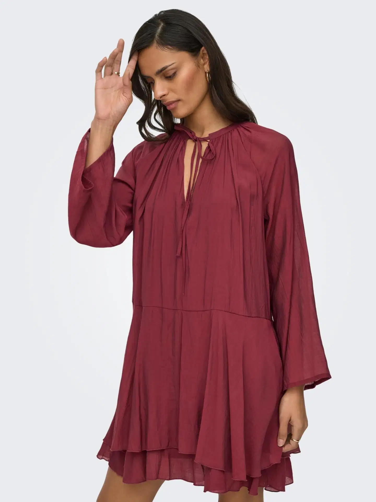 JDY naisten mekko Jdyharper - Oxblood Red - 6