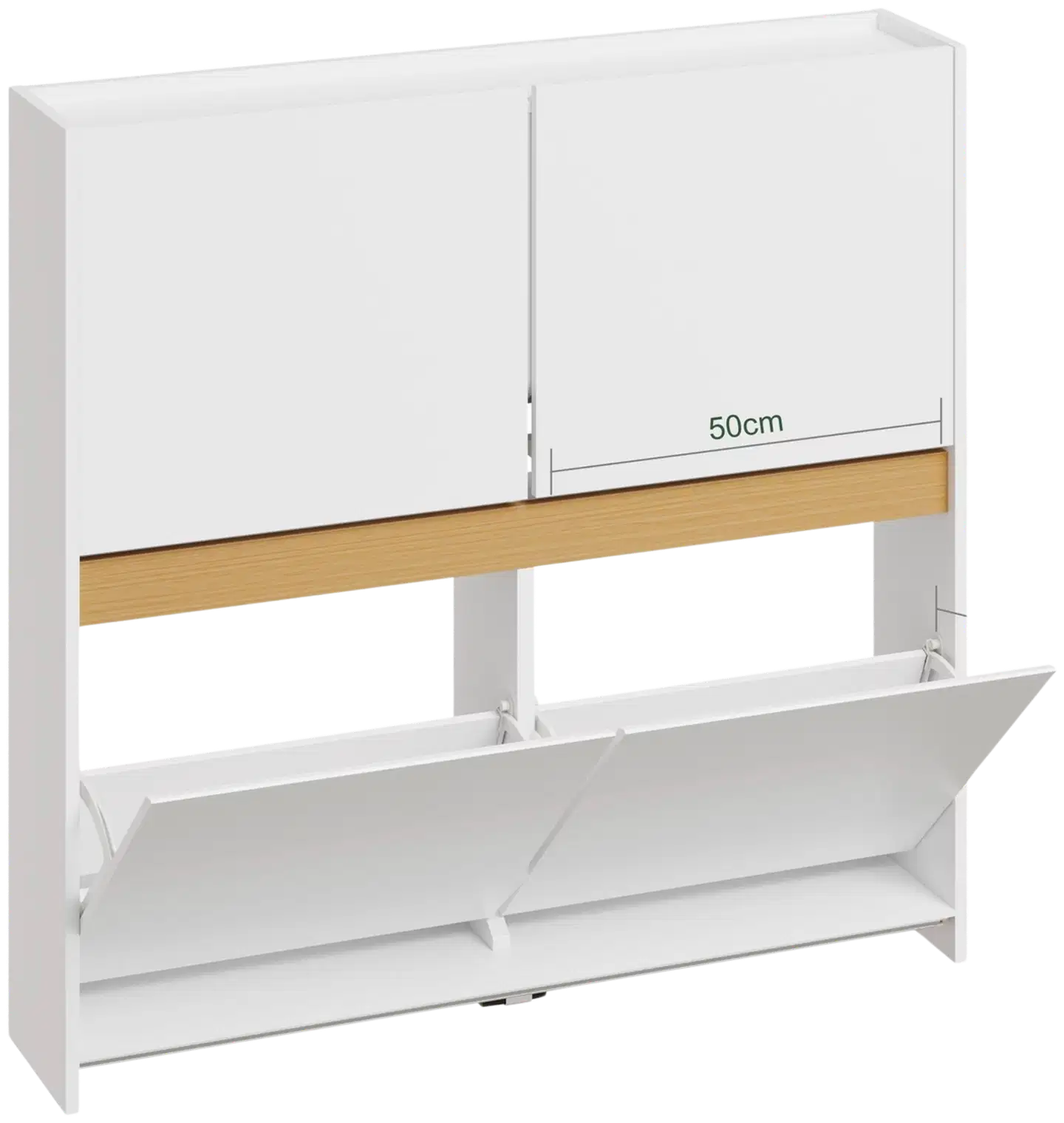 SoBuy kenkäkaappi valkoinen FSR225-E-W - 3