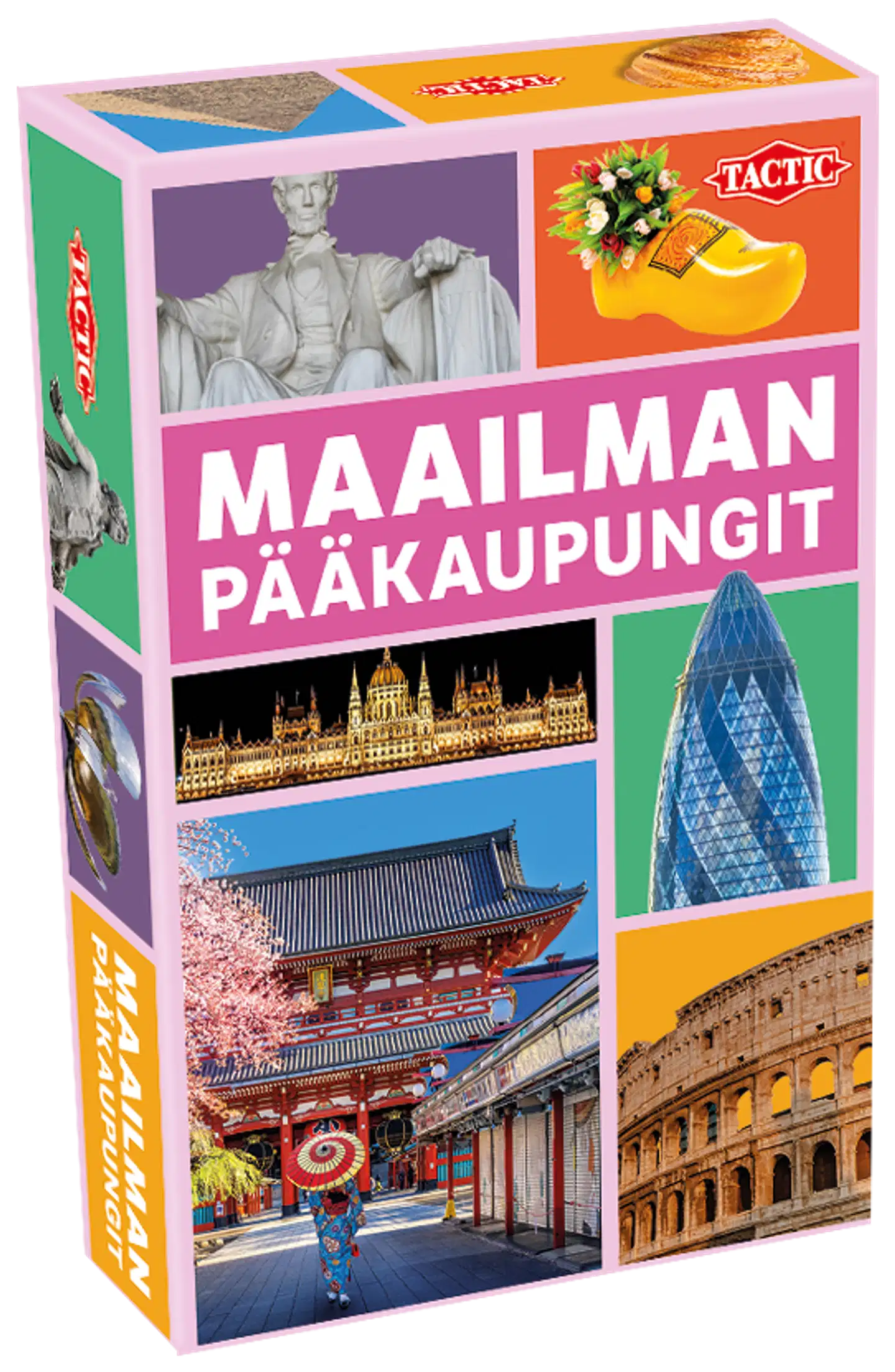 Tactic Korttipeli Maailman pääkaupungit korttikokoinen tietopeli - 1