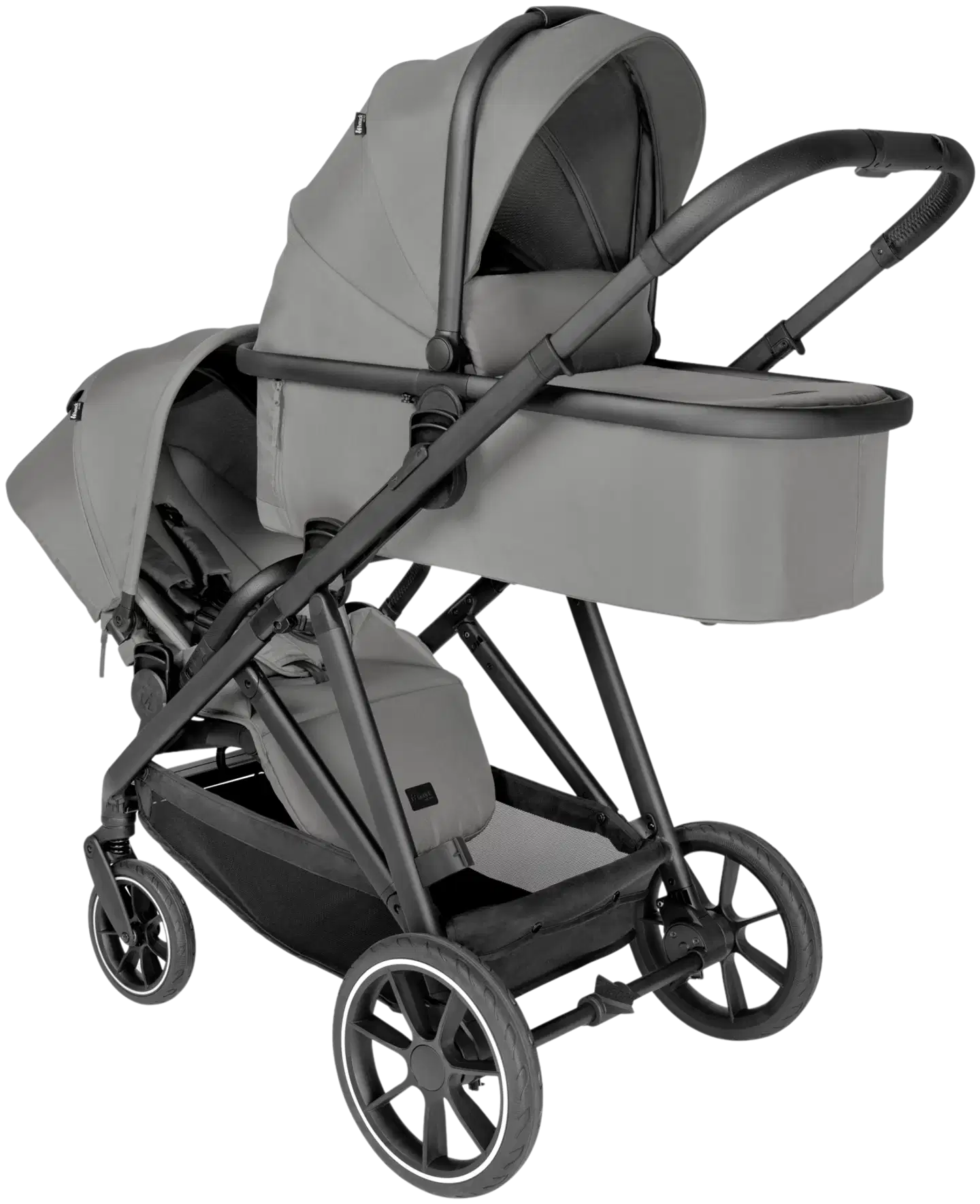 Hauck rattaat Grow N Care Set tummanharmaa - 1