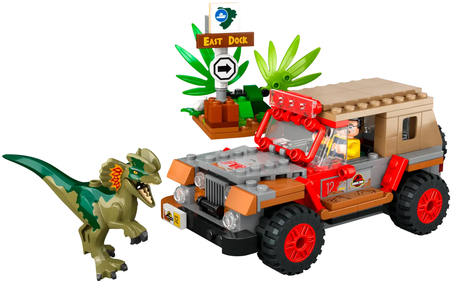 LEGO® Jurassic World 76958 Dilophosauruksen väijytys - 4