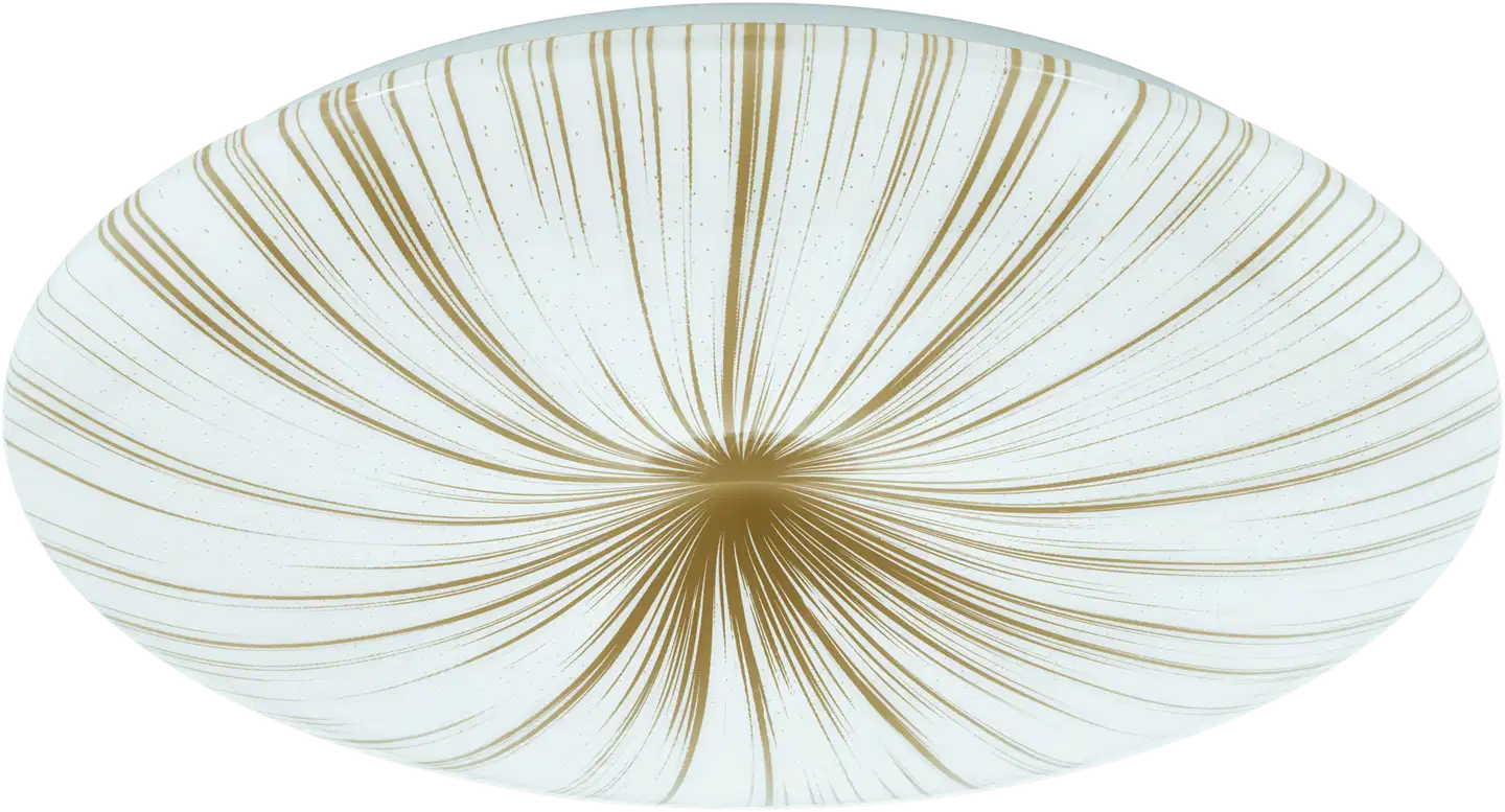 EGLO Plafondi Nieves 1 led 7x4,4W Ø51cm valkoinen/kulta - 1