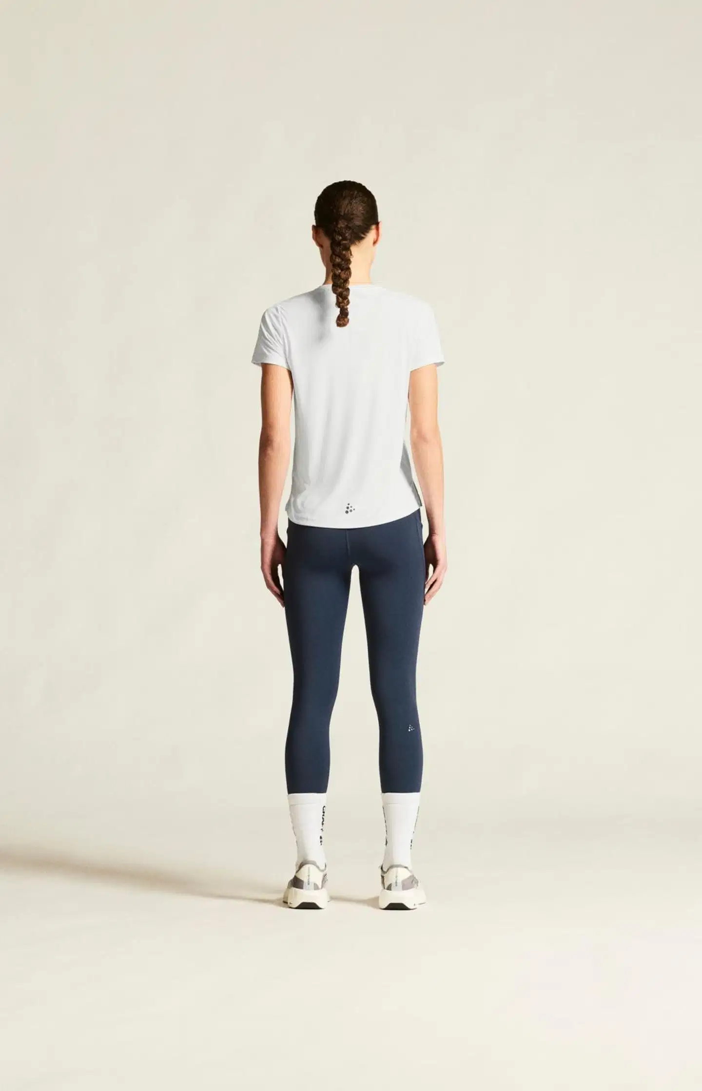 Craft naisten lyhythihainen juoksupaita core essence - WHITE - 4