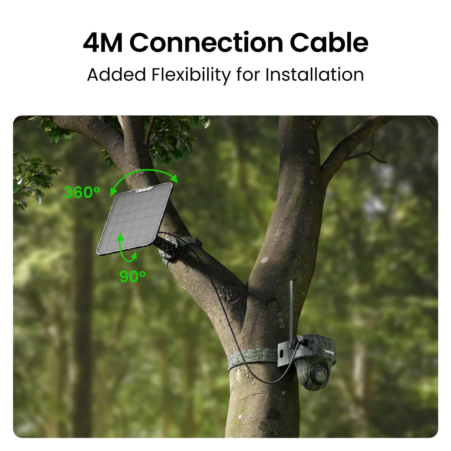 Reolink Aurinkopaneeli 2 - 6W Camouflage (naamiointi) - 2