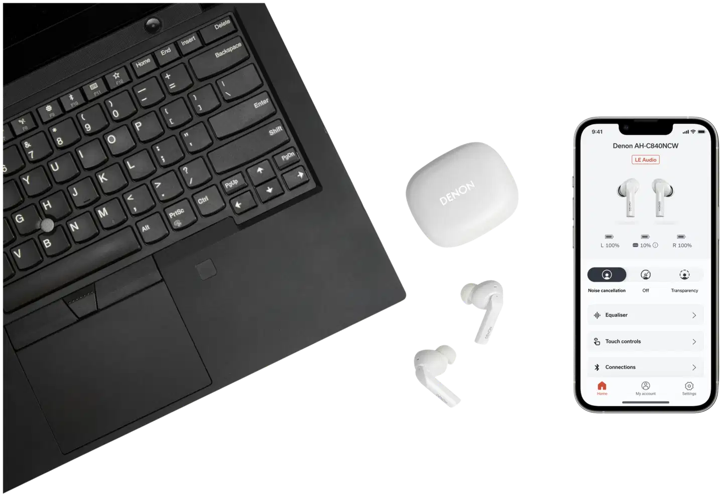 Denon nappikuulokkeet valkoinen - 10