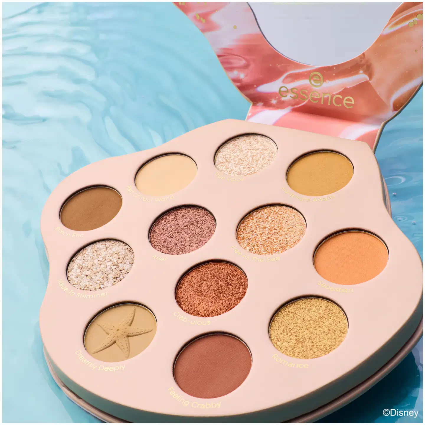 essence Disney THE LITTLE MERMAID luomiväripaletti 01 - 4