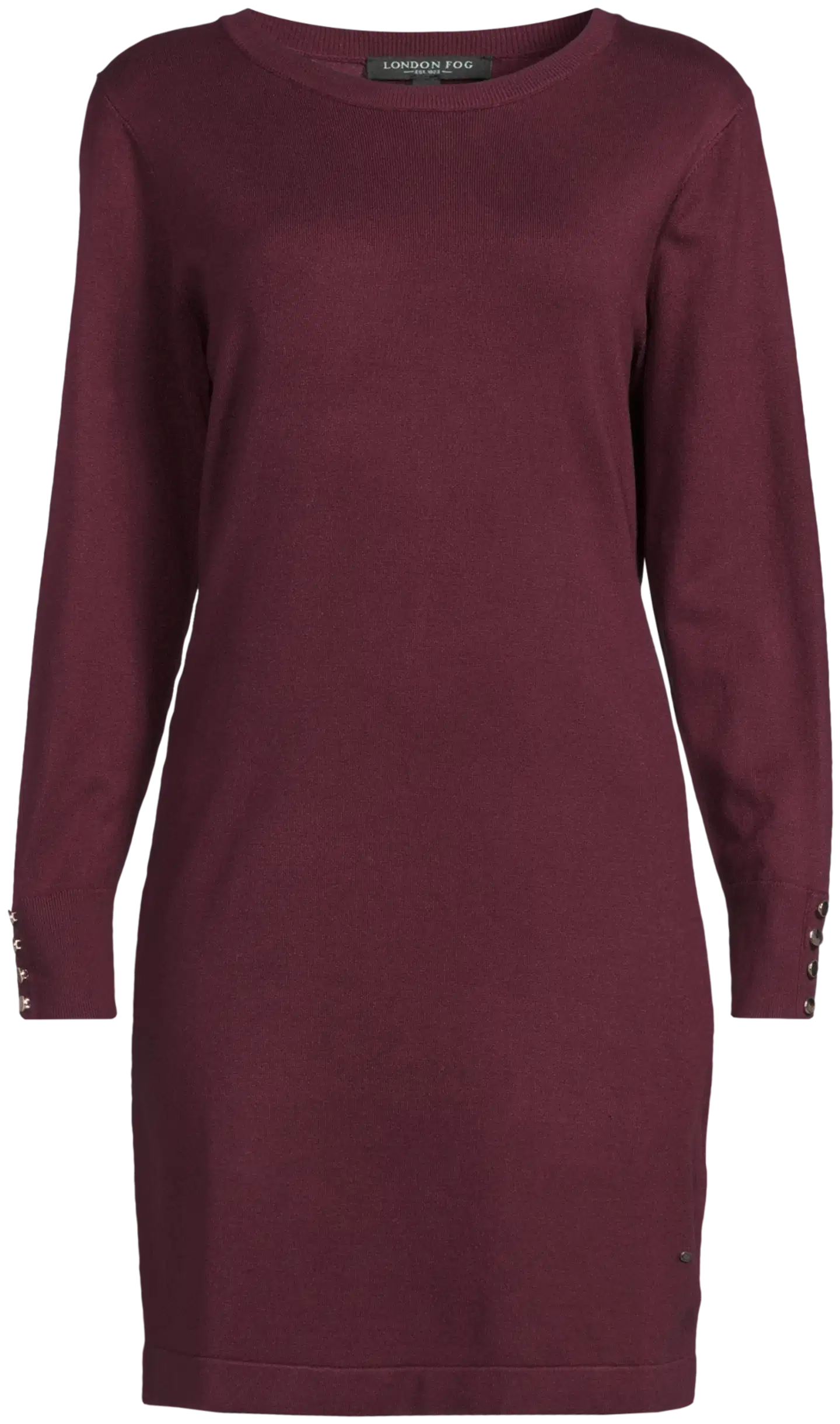 London Fog naisten neulemekko 218L262904 - dark wine - 2
