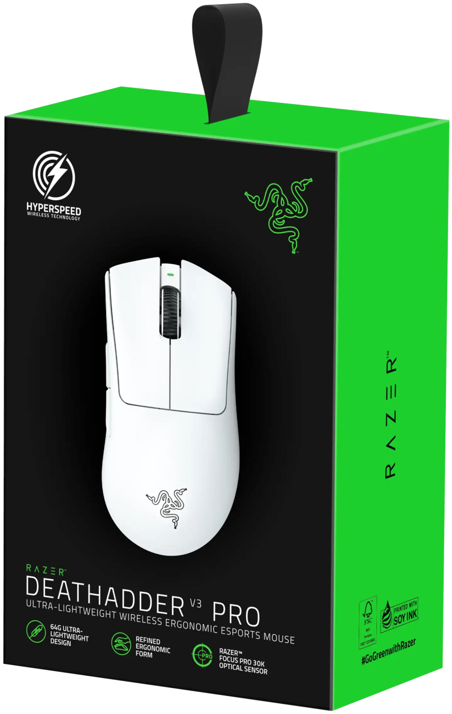 Razer Deathadder V3 Pro valkoinen langaton pelihiiri - 6